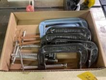 Box of 7 Clamps - (4) 5 In., (1) 6 In., & (1) 8 In.