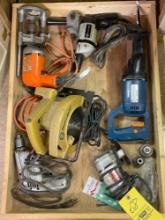 Chicago Electric Reciprocating Saw, Corded Drills, B&D Circular Saw, & Portalign Drill Guide