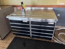 Condiment Stand, Stainless Top Stand