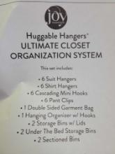 Huggable hangers ultimate closet systems bid x 2
