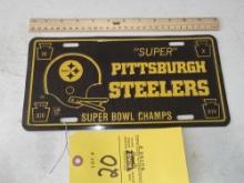 Pittsburgh Steelers Champs License Plate