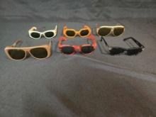 6 Pairs of Vintage Sunglasses
