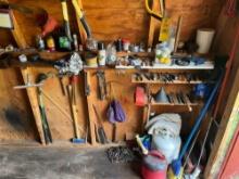 Hand tools, hammers, saws, garage items
