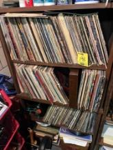 Shelf of records