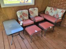 6pc Patio Set with Cushions