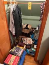 Closet Contents - Manuals, Shooting Magazines, Clothing, Car Items, & more