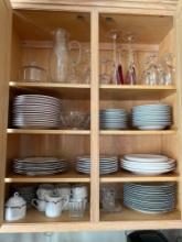 Mikasa Dish Set, Glassware, Pans, Towels, Turkey Platters
