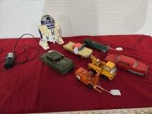 Assorted Toy Cars & R2D2 Toy