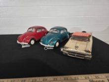 2 Tonka VW Bugs & 1958 Ford