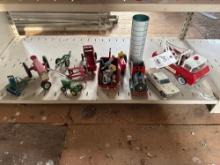 toy farm implements and cars