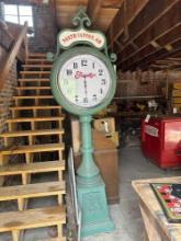 cast iron clock from Friendlys of North Canton Ohio