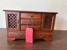 jewelry box with costume jewelry