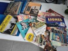 Large Lot 1950's & Up Catalogues, Lionel, American Flyer, Gilbert Trains, Erector Set, etc