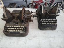 2 Early Oliver Typewriters #9, #3