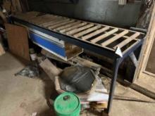 Steel Frame Rolling Feed Table