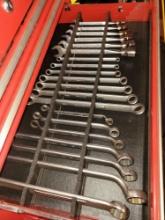 Drawer of Bench top, Great Neck and assorted wrenches