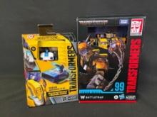 2 Transformers from Transformers Legacy Evolution series and Transformers Rise of the Beasts studio