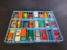 2 Trays of Match Box Cars - 22 total cars