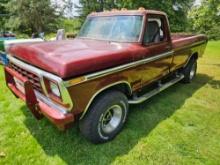 1979 Ford pickup truck, not running, turns over