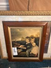 Casetta mirror and misc paintings