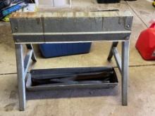 2 Metal Sawhorses