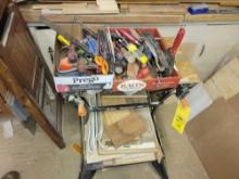 Black & Decker Workmate 200, Hand Tool Assortment, Wood Pieces, & Hardware