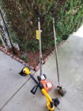 Black & Decker Electric Edger, Unmarked Edger, & Tornado Electric Weedwacker