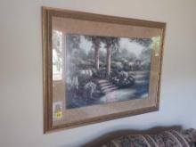 Mounted & Framed Rose Garden by Betsy Brown Print