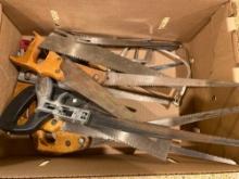 Box of Assorted Saws