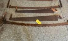 (4) Vintage Large Handsaws