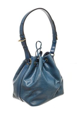 Louis Vuitton Blue Epi Leather Noe PM Shoulder Bag