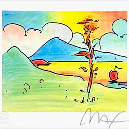 Tree with Sailboat by Peter Max