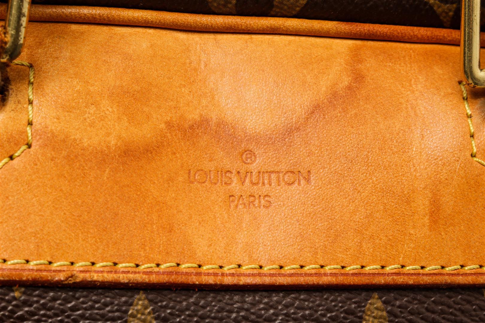 Louis Vuitton Brown Monogram Canvas Deauville Satchel Bag