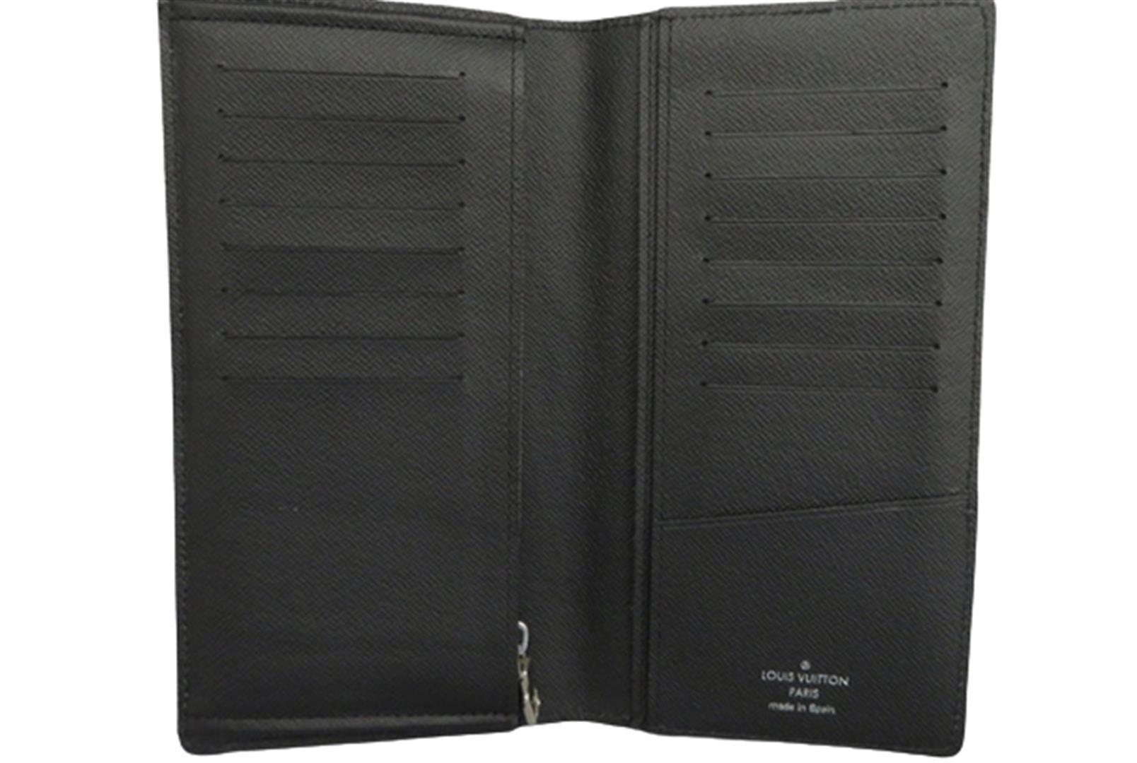 Louis Vuitton x Supreme Black Epi Leather Brazza Wallet