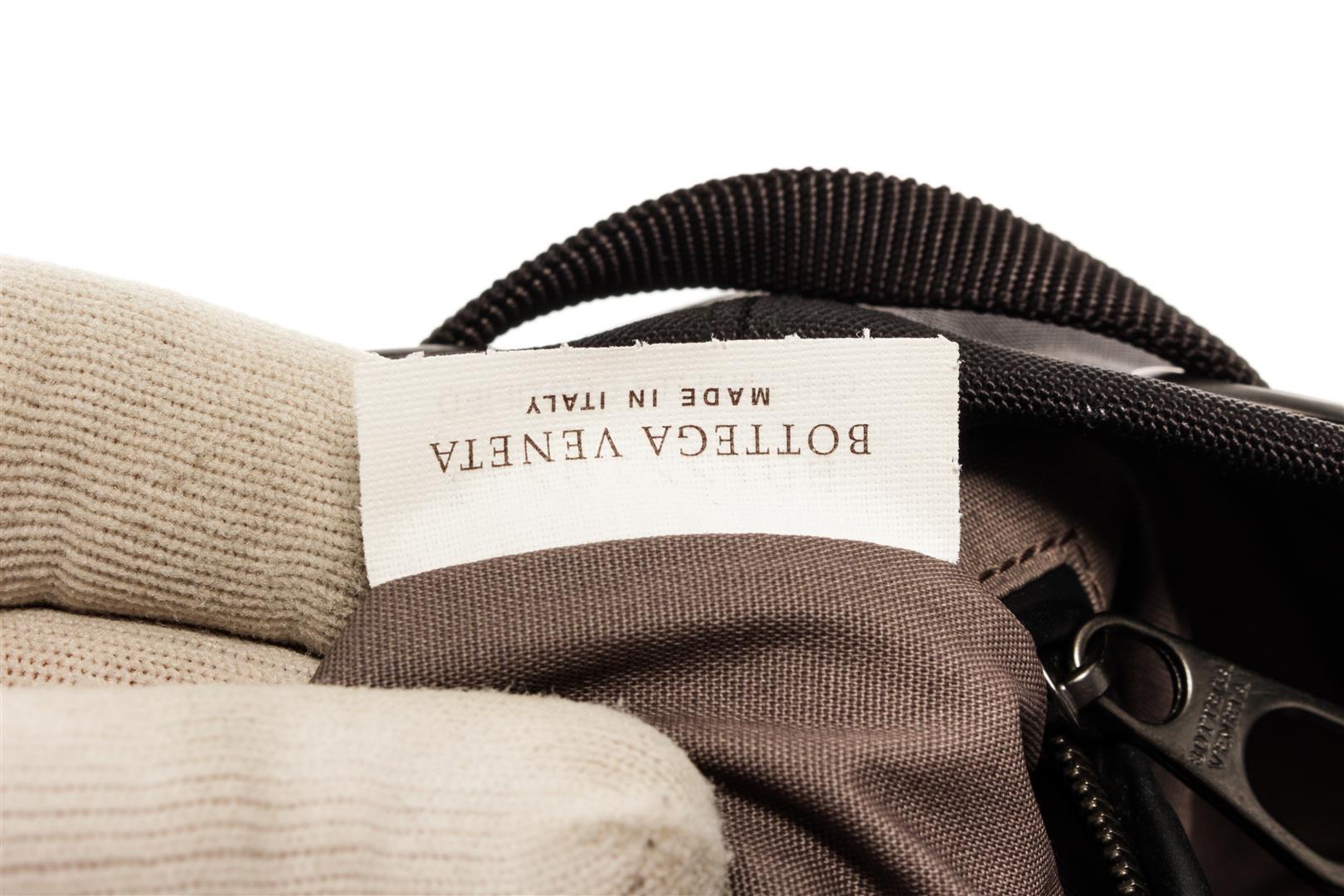 Bottega Veneta Sassolungo Backpack Canvas and Leather