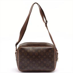 Louis Vuitton Monogram Canvas Leather Reporter PM Bag