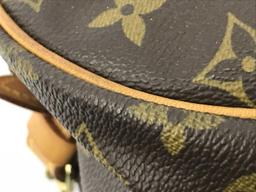 Louis Vuitton Brown Monogram Canvas Leather Saumur 35 cm Crossbody Bag