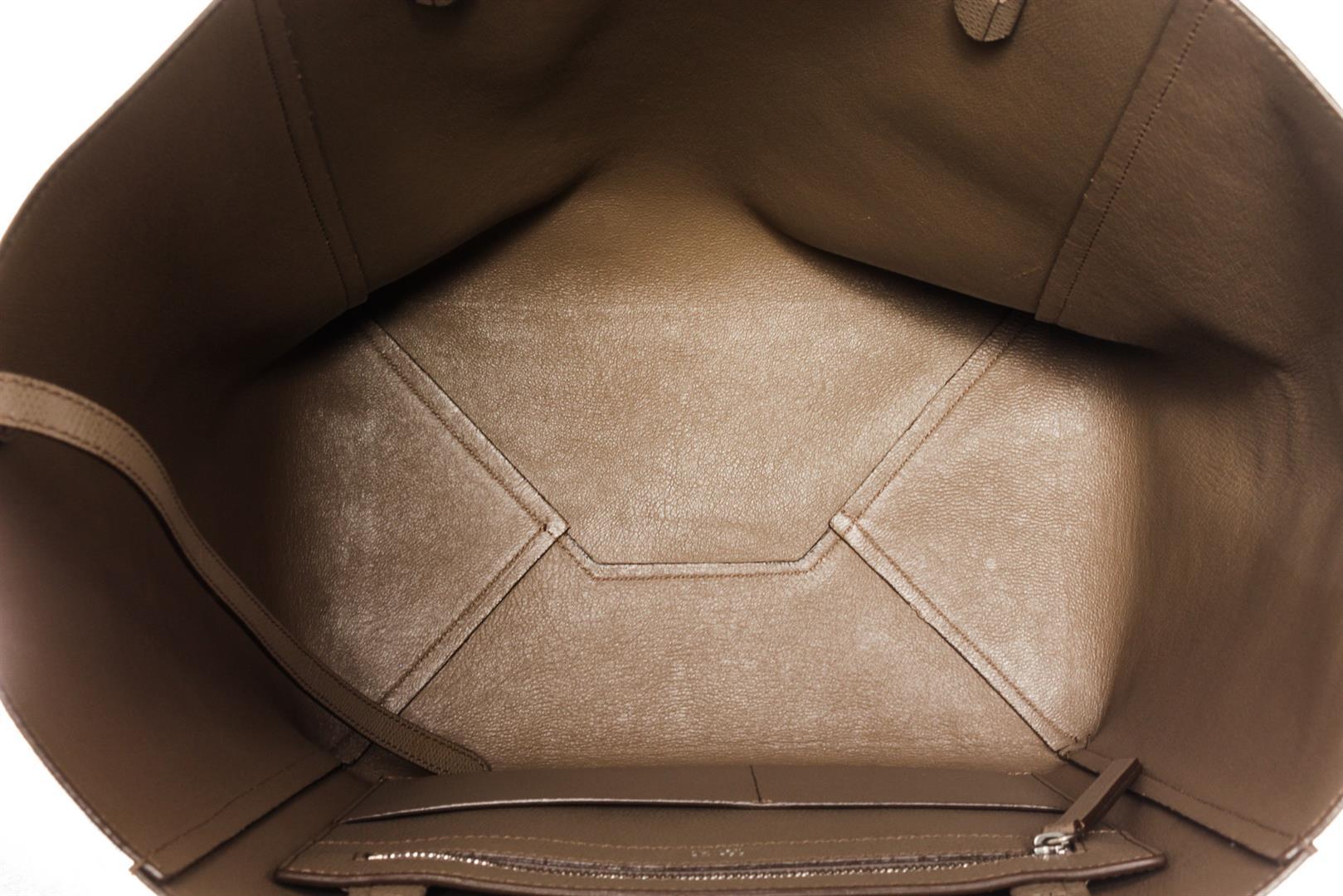 Celine Beige Calfskin Leather Cabas Horizontal Phantom Tote Bag