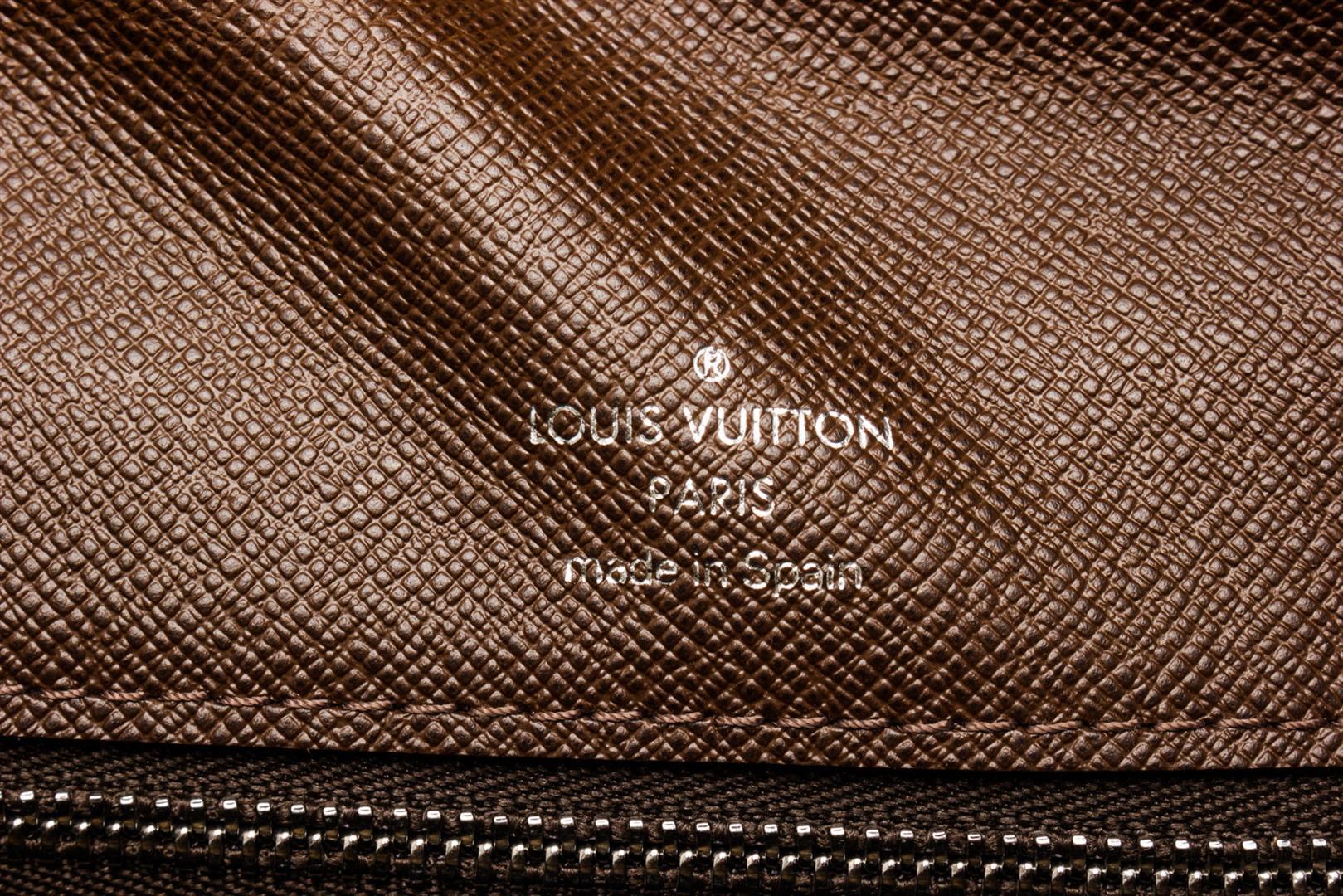 Louis Vuitton Brown Taiga Leather Selenga Pouch Bag