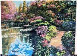 Howard Behrens "GIVERNY PATH (from THE "TRIBUTE TO MONET" COLLECTION)"