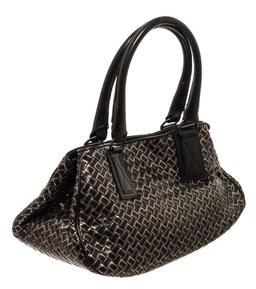 Bottege Veneta Black Woven Open Shoulder