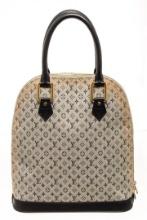 Louis Vuitton Neutrals Canvas Alma Haut Top Handle Bag