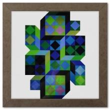 Tridim - B de la serie Hommage A LHexagone by Vasarely (1908-1997)