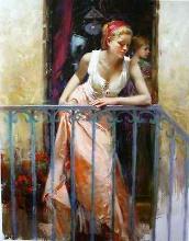 Pino "AT THE BALCONY (Giclee Full Size)"