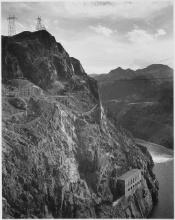 Adams - Cliffs above Boulder Dam