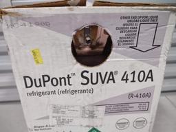 Bottle Of DuPnt Suva 410A Refrigerant