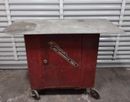 Rolling Tool Cabinet With Aluminum Work Surface