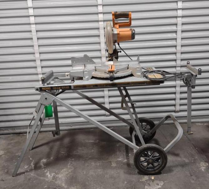 Ridgid 10in Miter Saw With Folding Stand
