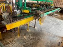 1 - 12 in x 29 1/2 ft Belt conveyor & 1 - 14 in x 23 ft belt conveyor frame (no belt, no drive).