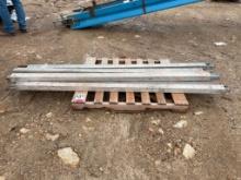 Aluminum trailer deck beams.